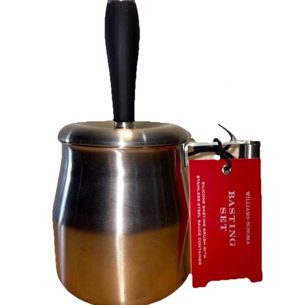 Williams Sonoma Stainless Steel Basting Set with Brushes